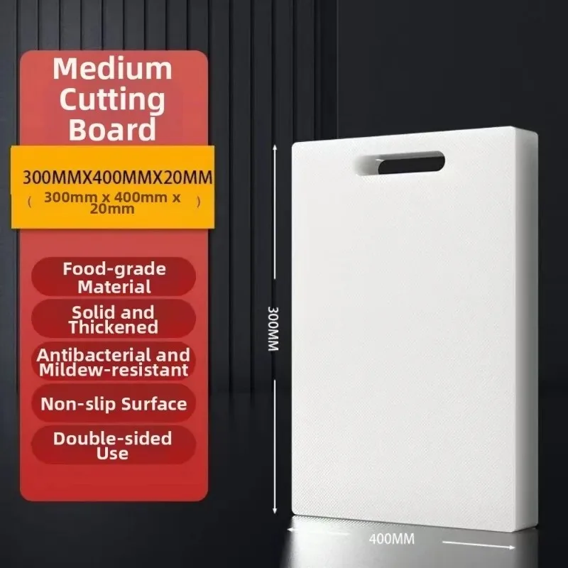 Утолщенная пластиковая разделочная доска, противоскользящая, устойчивая к плесени, прямоугольная панель, кухонная двухсторонняя разделочная доска, легкая чистка
Утолщенная пластиковая разделочная доска, противоскользящая, устойчивая к плесени, прямоугольная панель, кухонная двухсторонняя разделочная доска, легкая чистка