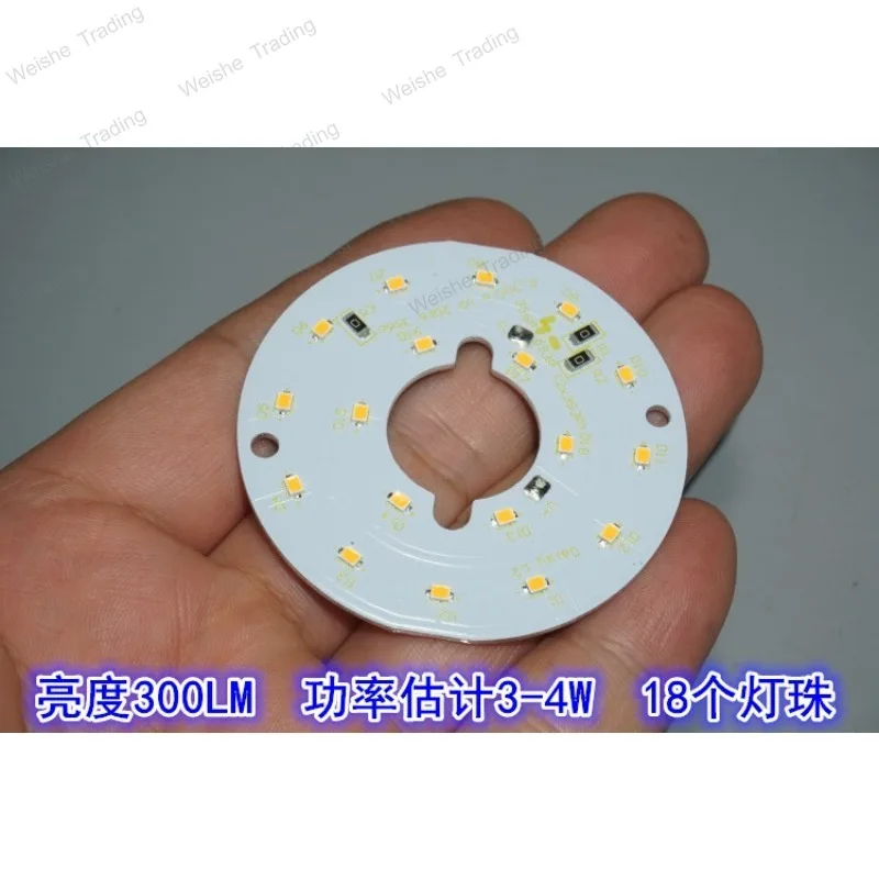 LED lighting board 9V constant current 300LM power 3-4.5 W white warm color round 18 lamp beads
LED lighting board 9V constant current 300LM power 3-4.5 W white warm color round 18 lamp beads