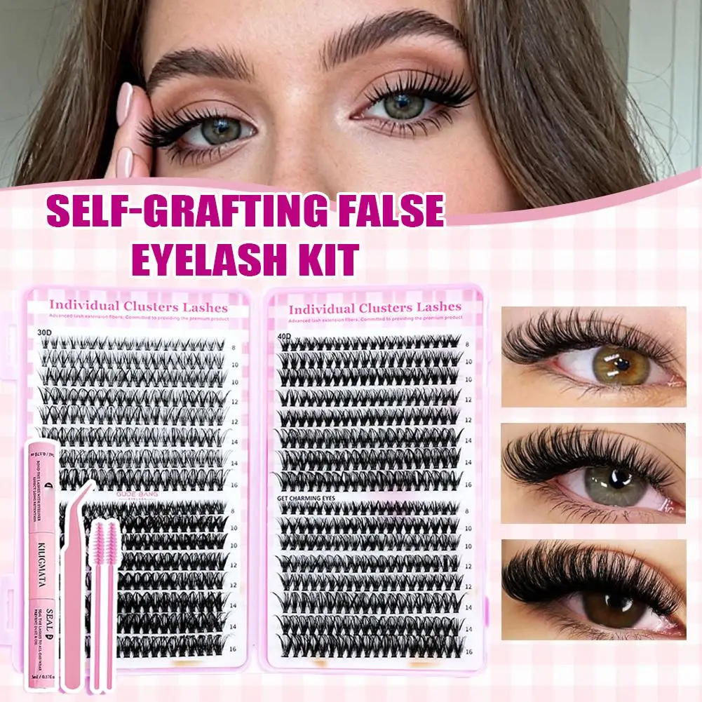30 40 50Df-Grafting False Eyelash Extension Set D-Curl 9-16mm Natural Wispy False Eyelashes Book With Bond Seal Tweezers
30 40 50Df-Grafting False Eyelash Extension Set D-Curl 9-16mm Natural Wispy False Eyelashes Book With Bond Seal Tweezers