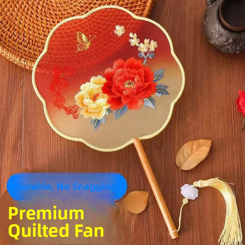 New Chinese Style Double-Sided Embroidered Suzhou Embroidery Fan Traditional Hanfu Qipao Craft Fan round Shape Silk Material
New Chinese Style Double-Sided Embroidered Suzhou Embroidery Fan Traditional Hanfu Qipao Craft Fan round Shape Silk Material