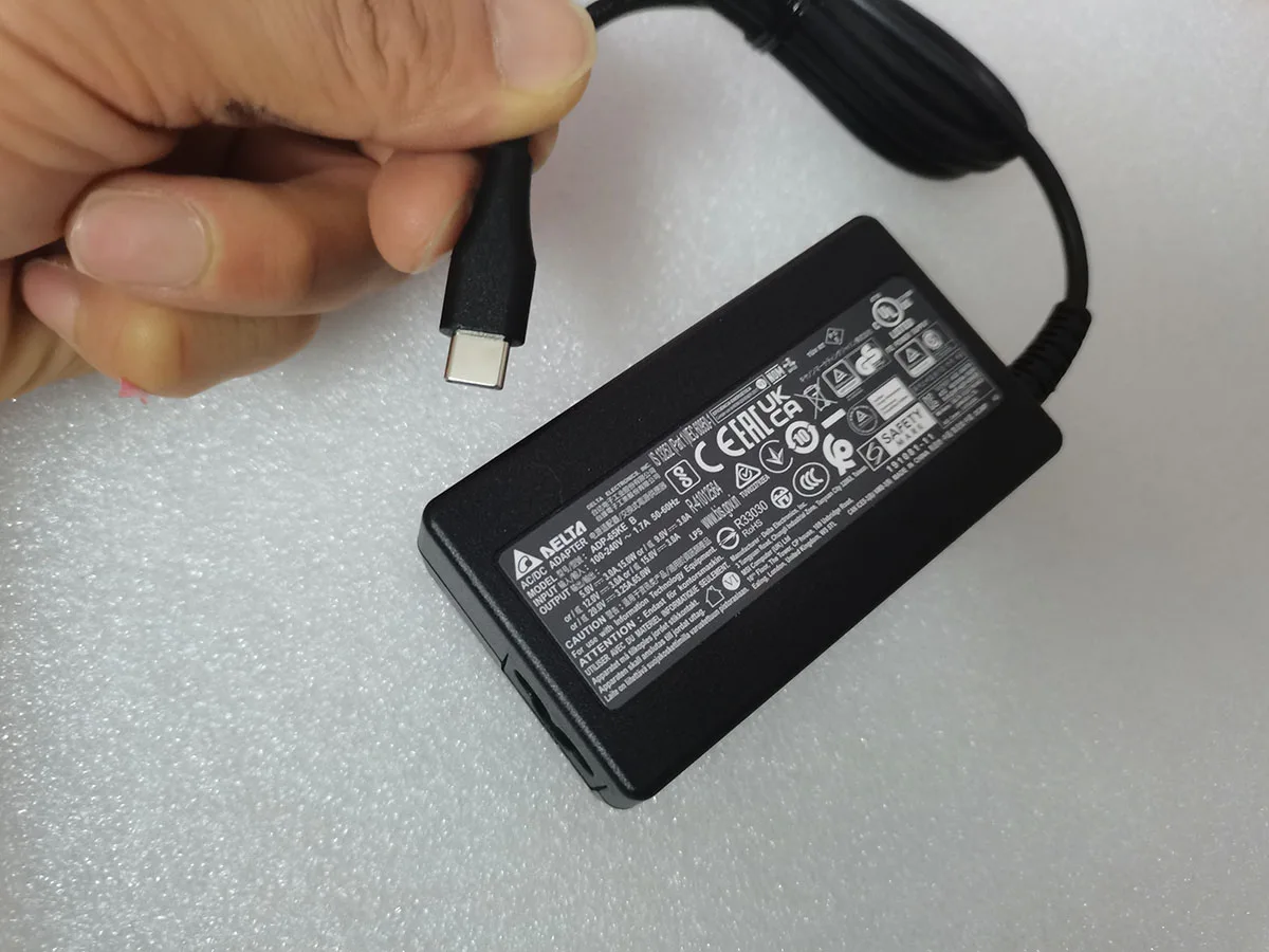 OEM Genuine Delta Electronics AC/DC Adapter ADP-65KE B Type-C 65W USB-C Charger FOR MSI Laptops
OEM Genuine Delta Electronics AC/DC Adapter ADP-65KE B Type-C 65W USB-C Charger FOR MSI Laptops
