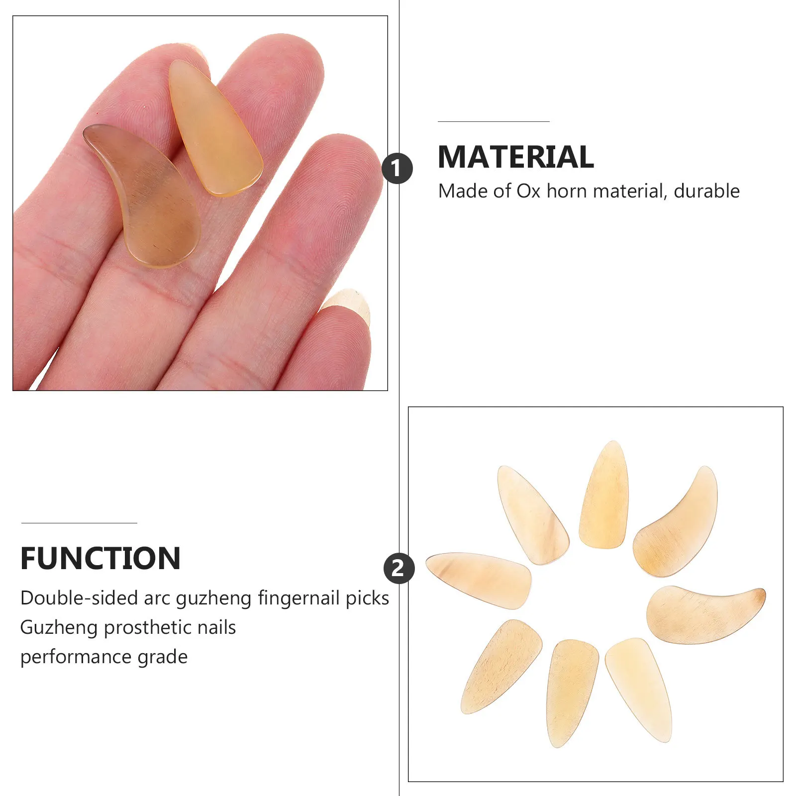 8 pcs Guzheng Finger Picks Protective Nails For Beginners Durable Lightweight Practice Tools Portable Groove Design Moderate
8 pcs Guzheng Finger Picks Protective Nails For Beginners Durable Lightweight Practice Tools Portable Groove Design Moderate