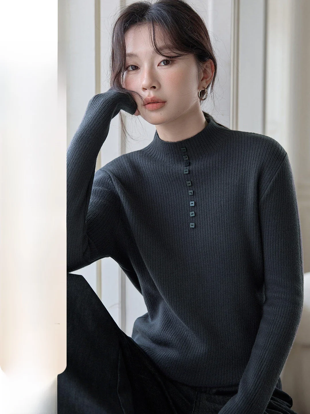 Женская трикотажная кофта HUIXI с длинным рукавом, утепленная, на флисовой подкладке, однотонная, приталенная, для повседневной носки, как базовый слой
Женская трикотажная кофта HUIXI с длинным рукавом, утепленная, на флисовой подкладке, однотонная, приталенная, для повседневной носки, как базовый слой