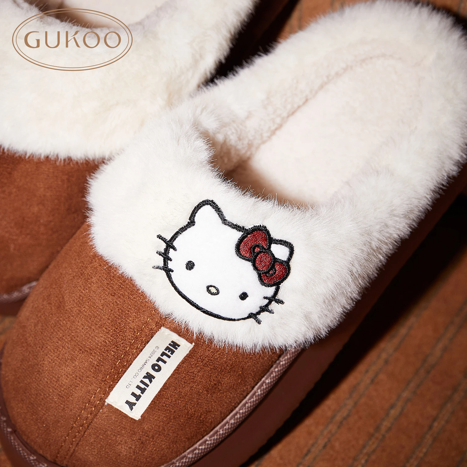 Indoor Cotton Slippers Female Winter HelloKitty Joint New Plush Lady Home Cotton Warm Fluffy Slipper 털신발 Comfortable Kitty Shoes
Indoor Cotton Slippers Female Winter HelloKitty Joint New Plush Lady Home Cotton Warm Fluffy Slipper 털신발 Comfortable Kitty Shoes