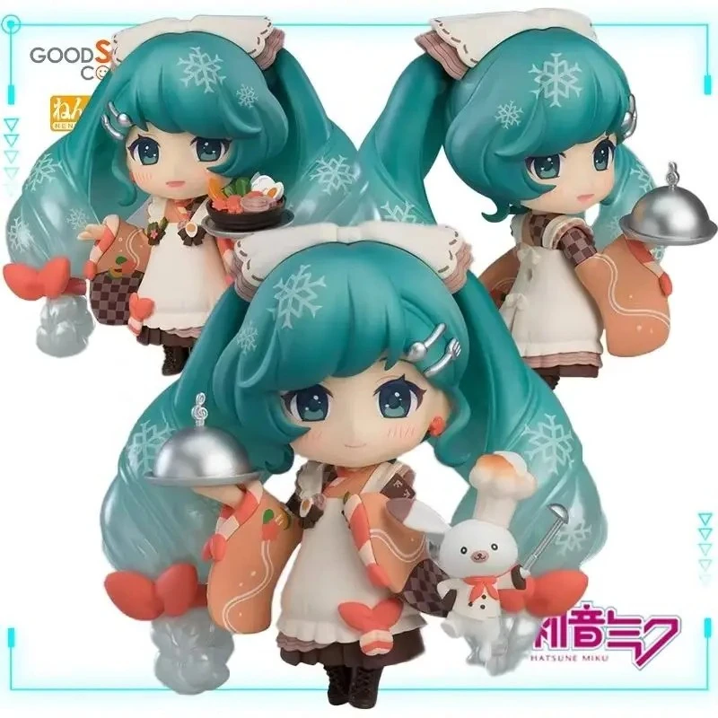 GSC Original Genuine Vocaloid Nendoroid 2339 Hatsune Miku Snow Miku Winter Feast Ver 10cm Collections Model Toy Figure Xmas Gift
GSC Original Genuine Vocaloid Nendoroid 2339 Hatsune Miku Snow Miku Winter Feast Ver 10cm Collections Model Toy Figure Xmas Gift