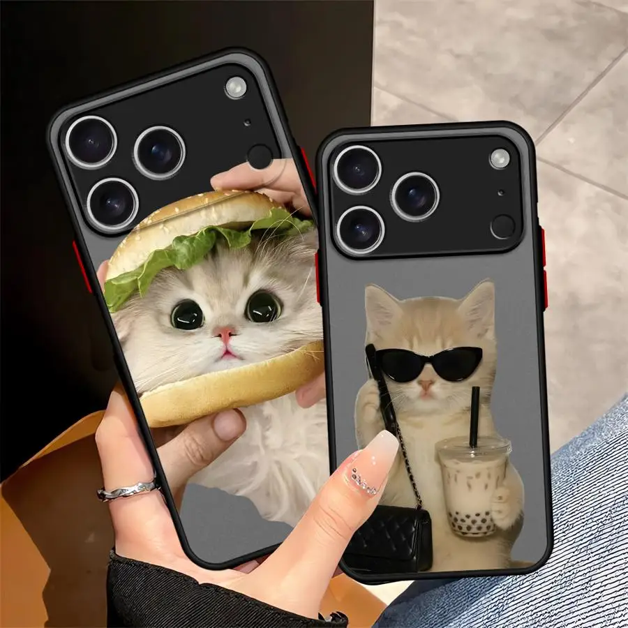 Cute Cat Case for iPhone 17 Pro Max 7 8 SE 13 Mini 15 14 12 XS XR 11 16 Plus Air Funda Back Phone Cover
Cute Cat Case for iPhone 17 Pro Max 7 8 SE 13 Mini 15 14 12 XS XR 11 16 Plus Air Funda Back Phone Cover