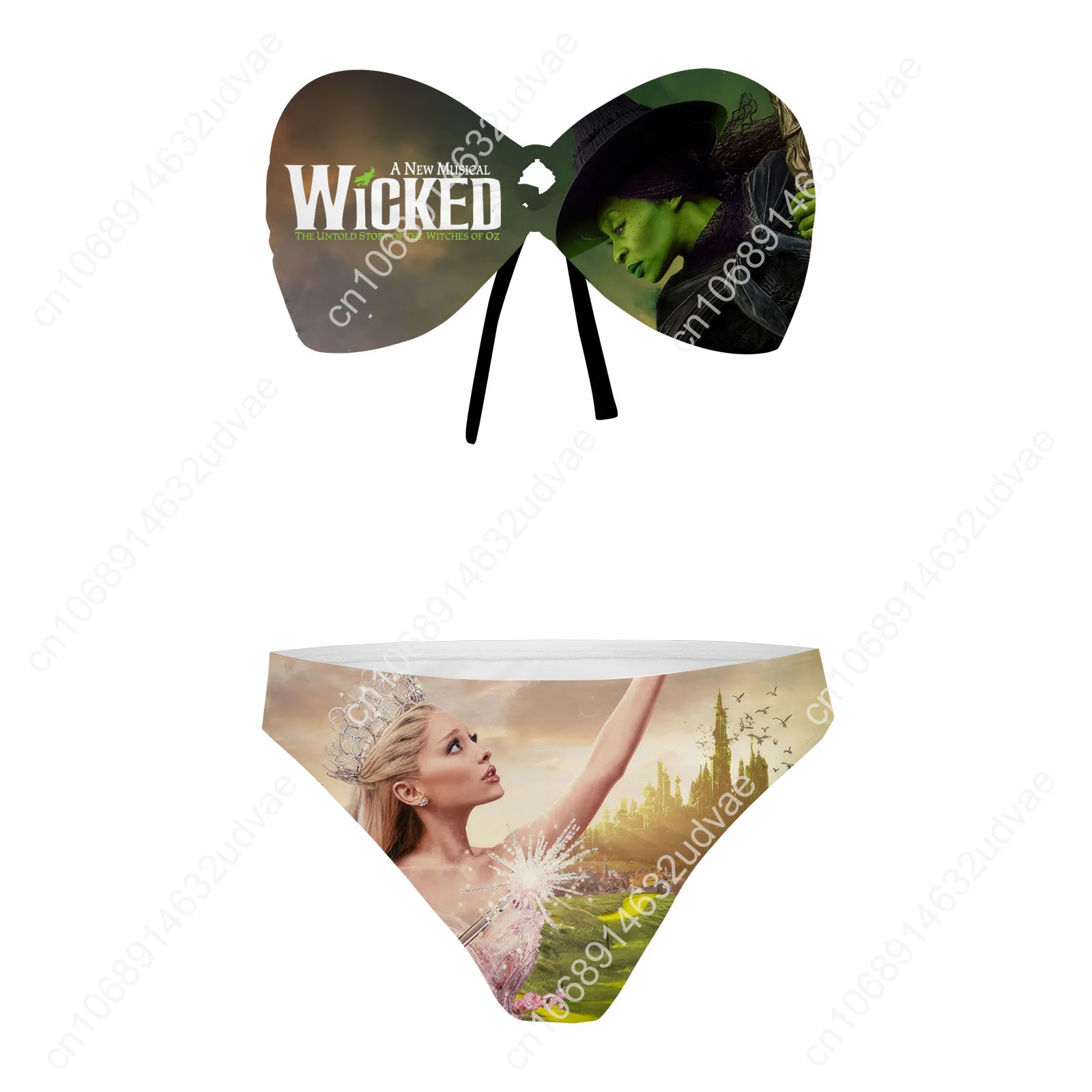WICKED He Musical Elphaba Strapless Swimsuit Womens Bathing Suits Personalized Fashion Swimwear Sexy Bikini Customize Beachwear
WICKED He Musical Elphaba Strapless Swimsuit Womens Bathing Suits Personalized Fashion Swimwear Sexy Bikini Customize Beachwear
