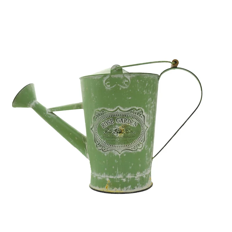 Vintage Rose Garden Decorative Watering Can, Metal, Green, 19.7 inches Length, 11.8 inches Height
Vintage Rose Garden Decorative Watering Can, Metal, Green, 19.7 inches Length, 11.8 inches Height
