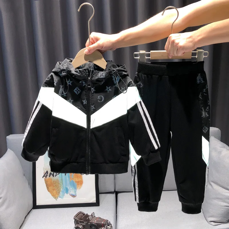 Spring Autumn Kids Clothes Boys Children's Clothing Sports Sets Teen Boys Clothes 2Pcs Patchwork Print Jacket + Pants Outfits
Spring Autumn Kids Clothes Boys Children's Clothing Sports Sets Teen Boys Clothes 2Pcs Patchwork Print Jacket + Pants Outfits