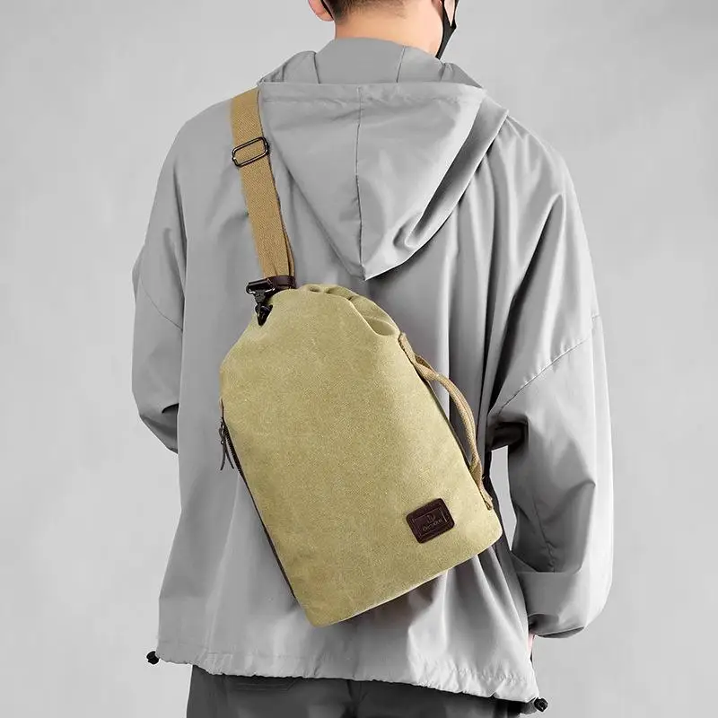 Canvas Crossbody Bag Portable Men's Shoulder Bag Camera iPad Tablet Computer Bag Youth Casual Bucket Shape Nylon Fabric Pure ...
Canvas Crossbody Bag Portable Men's Shoulder Bag Camera iPad Tablet Computer Bag Youth Casual Bucket Shape Nylon Fabric Pure ...