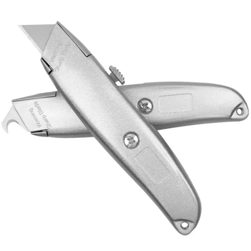 Сверхмощный складной универсальный нож с боковым фиксирующим механизмом, быстросменными лезвиями и эргономичной ручкой, пластиковый многофункциональный инструмент из цинкового сплава
Сверхмощный складной универсальный нож с боковым фиксирующим механизмом, быстросменными лезвиями и эргономичной ручкой, пластиковый многофункциональный инструмент из цинкового сплава