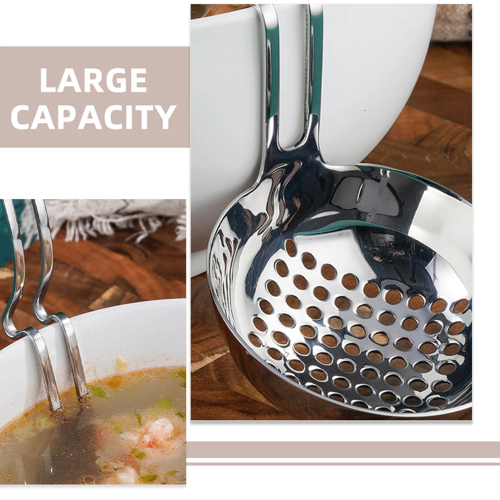 304 Stainless Steel Hot Pot Spoon Large Capacity Ladle Strainer Serving Soup Kitchen Utensils Restaurant Tools
304 Stainless Steel Hot Pot Spoon Large Capacity Ladle Strainer Serving Soup Kitchen Utensils Restaurant Tools