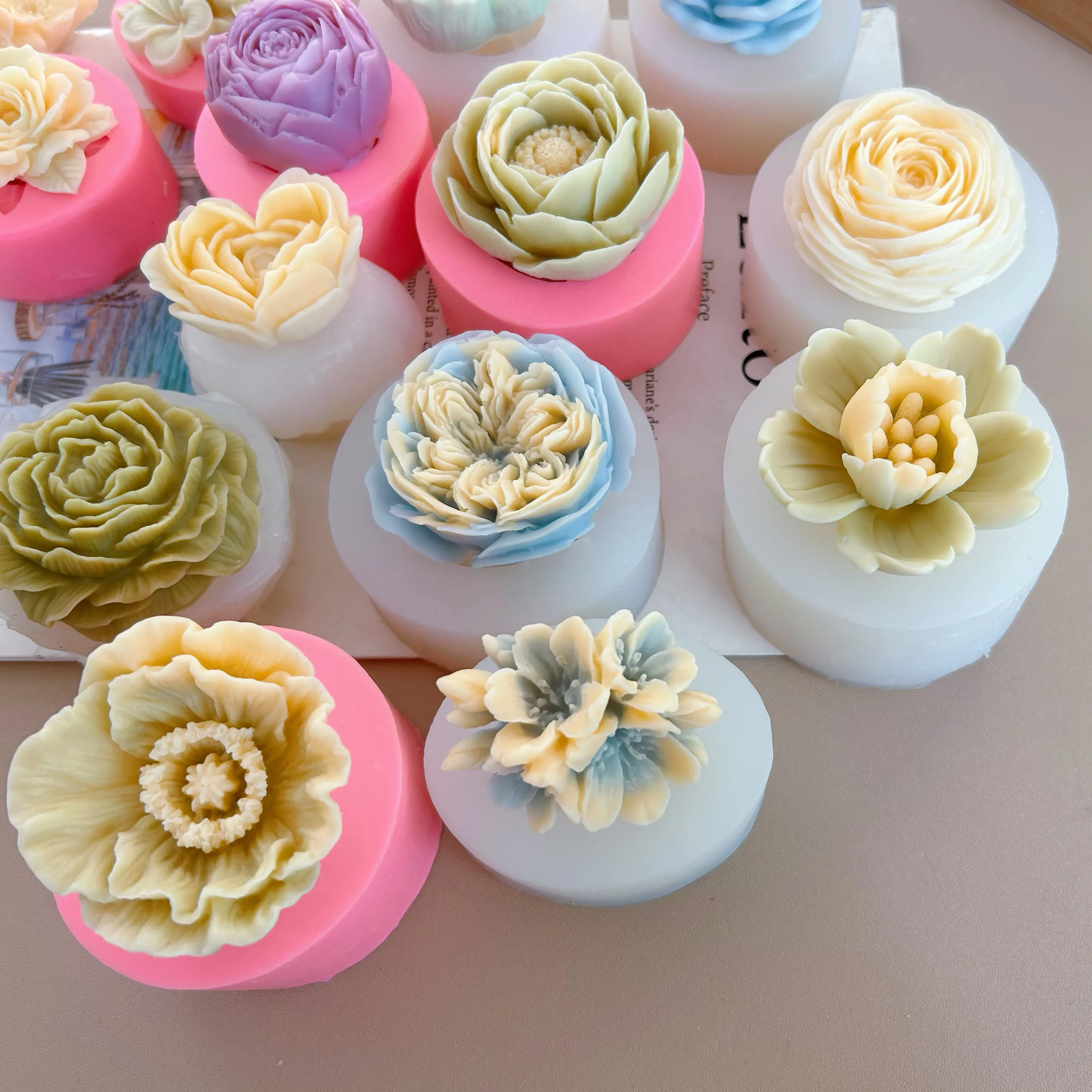 3D Cherry Blossom Candle Mold Cute Flower Series Silicone DIY Aromatherapy Candle Mold for Gypsum Resin Crafts Home Decor
3D Cherry Blossom Candle Mold Cute Flower Series Silicone DIY Aromatherapy Candle Mold for Gypsum Resin Crafts Home Decor