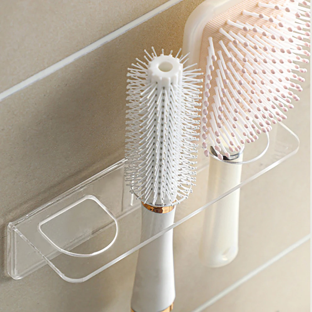 Simple Wall-Mounted Storage Holder Rack Bathroom Acrylic Comb Organizer Storage Transparent Clear Storage Hair Brushes
Simple Wall-Mounted Storage Holder Rack Bathroom Acrylic Comb Organizer Storage Transparent Clear Storage Hair Brushes