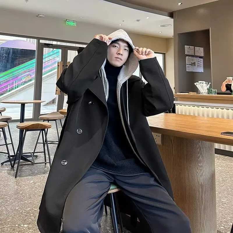 Trench Coats With Hoodies Mens Graphics Styling Oversized Autumn Breathable Solid Alternative Bench Court Italian Shoulder Dark
Trench Coats With Hoodies Mens Graphics Styling Oversized Autumn Breathable Solid Alternative Bench Court Italian Shoulder Dark