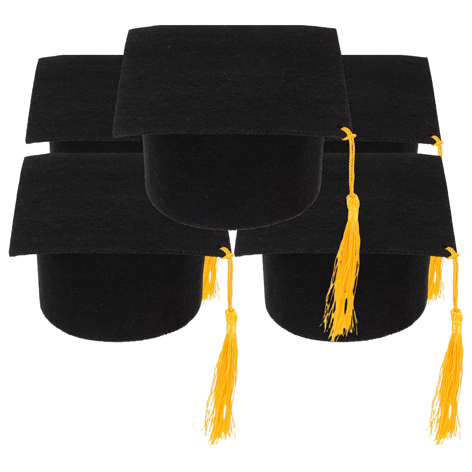 5pcs Felt Graduation Hats Mini Party Decorations Lightweight Cake Toppers DIY Supplies Tiny Caps Fade Resistant
5pcs Felt Graduation Hats Mini Party Decorations Lightweight Cake Toppers DIY Supplies Tiny Caps Fade Resistant