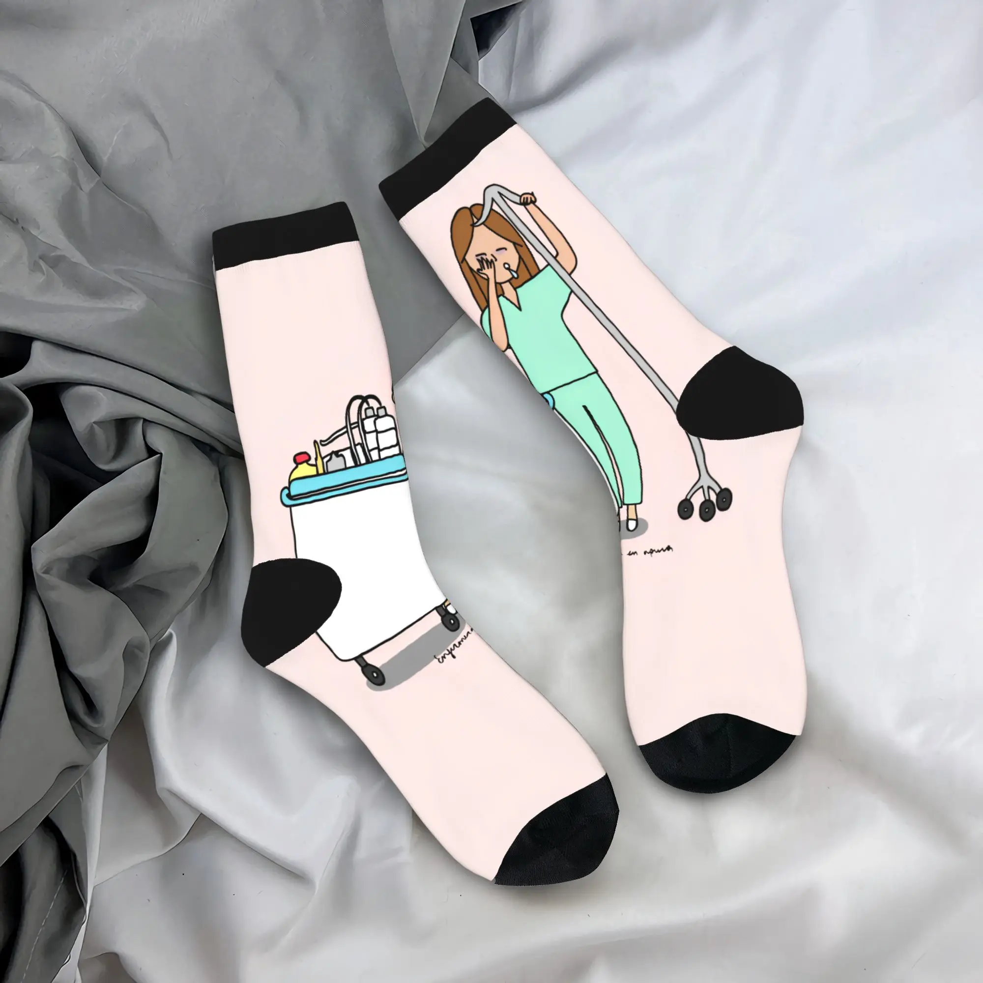 Sleep Nurse Enfermera En Apuros Medical Stockings Elegant Socks Couple Warm Soft Socks Winter Running Design Anti Skid Socks
Sleep Nurse Enfermera En Apuros Medical Stockings Elegant Socks Couple Warm Soft Socks Winter Running Design Anti Skid Socks