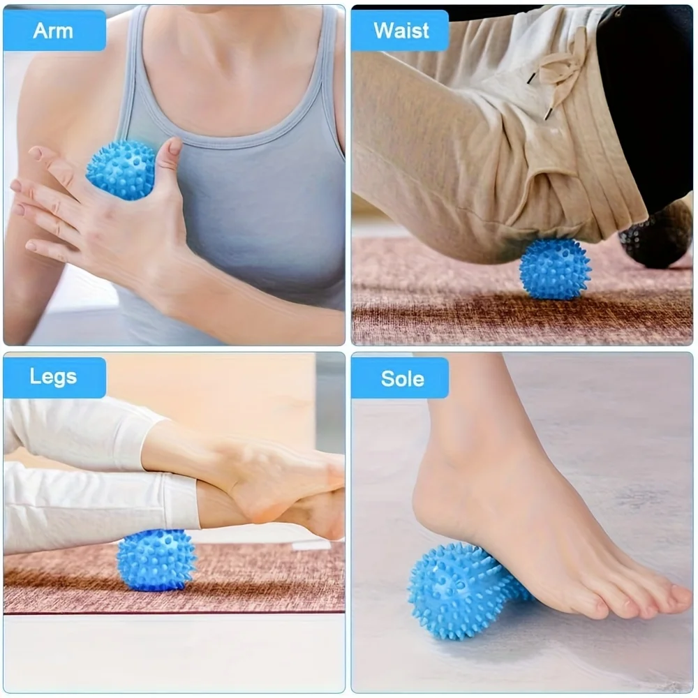 2 шт. массажных мяча для фитнеса и йоги - портативный массажный ролик для плеч, неэлектрический, предназначенный для миофасциального расслабления и глубокого массажа.
2 шт. массажных мяча для фитнеса и йоги - портативный массажный ролик для плеч, неэлектрический, предназначенный для миофасциального расслабления и глубокого массажа.