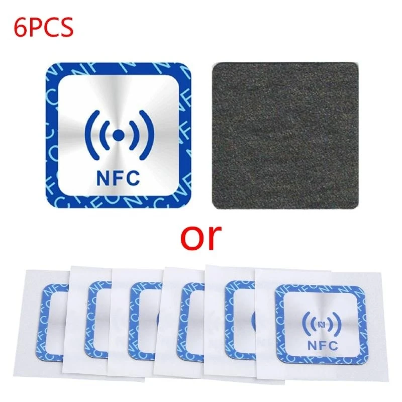 6PCS Stickers Ntag213 Tags Anti Metal Sticker NTAG 213 Label Stickers for Phones Square Sticker 0.98 Inch/1.2 Inches
6PCS Stickers Ntag213 Tags Anti Metal Sticker NTAG 213 Label Stickers for Phones Square Sticker 0.98 Inch/1.2 Inches