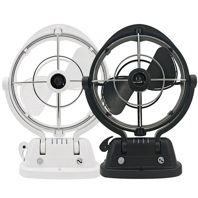 12V electric fan RV, DC small fan third gear wind speed can be adjusted from multiple angles
12V electric fan RV, DC small fan third gear wind speed can be adjusted from multiple angles