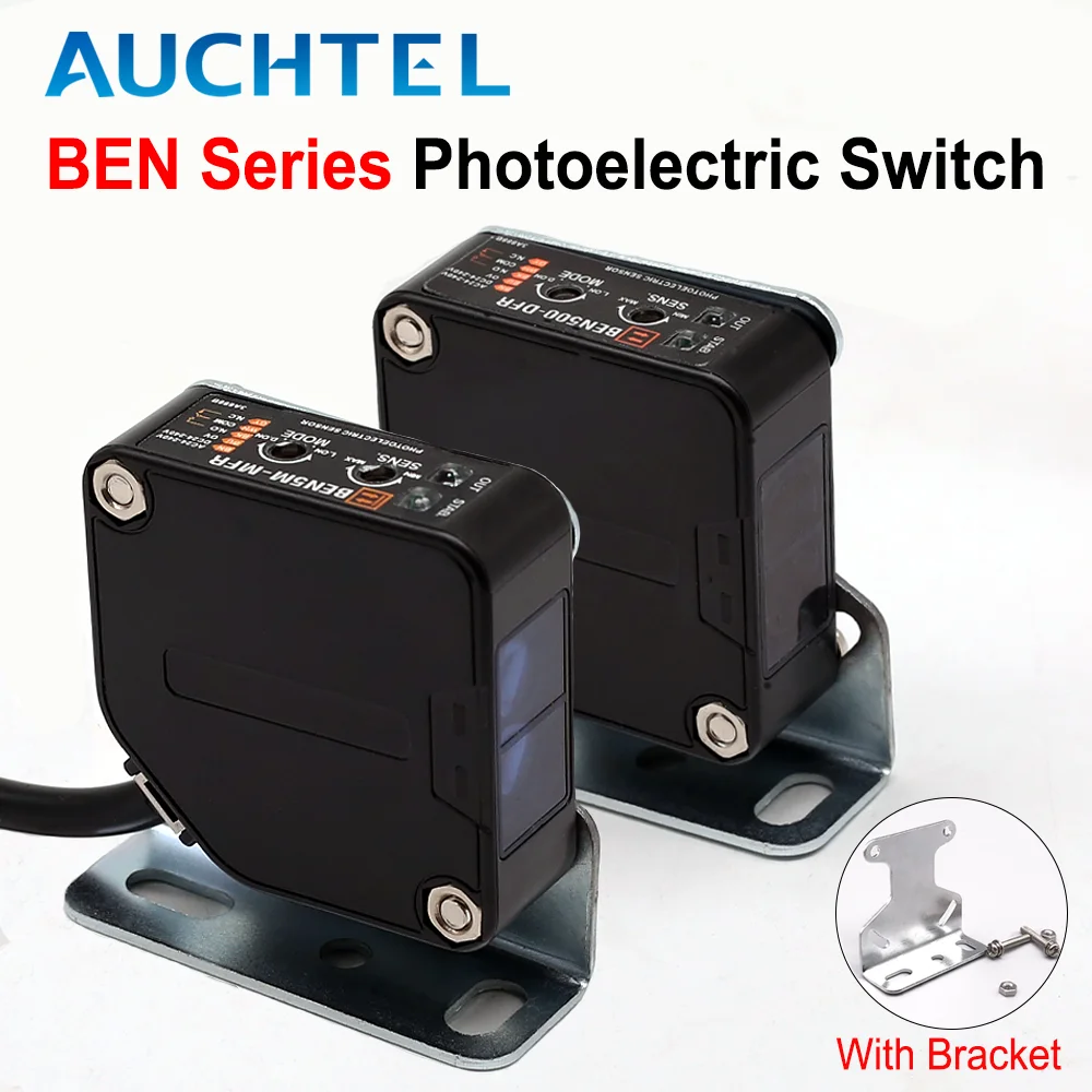 AUCHTEL 30cm 50cm 70cm 5m 10m Diffuse Retro-Reflective Through Beam Photo Sensor BEN300-DFR BEN5M-MFR BEN10M-TFR
AUCHTEL 30cm 50cm 70cm 5m 10m Diffuse Retro-Reflective Through Beam Photo Sensor BEN300-DFR BEN5M-MFR BEN10M-TFR
