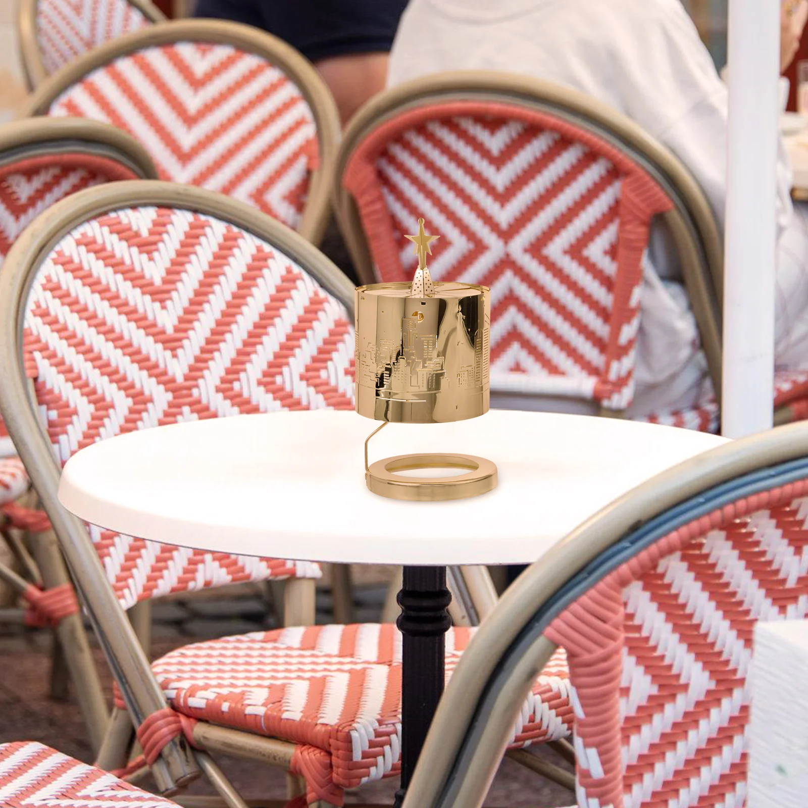 Rotary Candlestick Rotating Metal Carousel Holder Romantic Candlelight Dinner Tea Light Decor Tabletop Party Decor 
Rotary Candlestick Rotating Metal Carousel Holder Romantic Candlelight Dinner Tea Light Decor Tabletop Party Decor