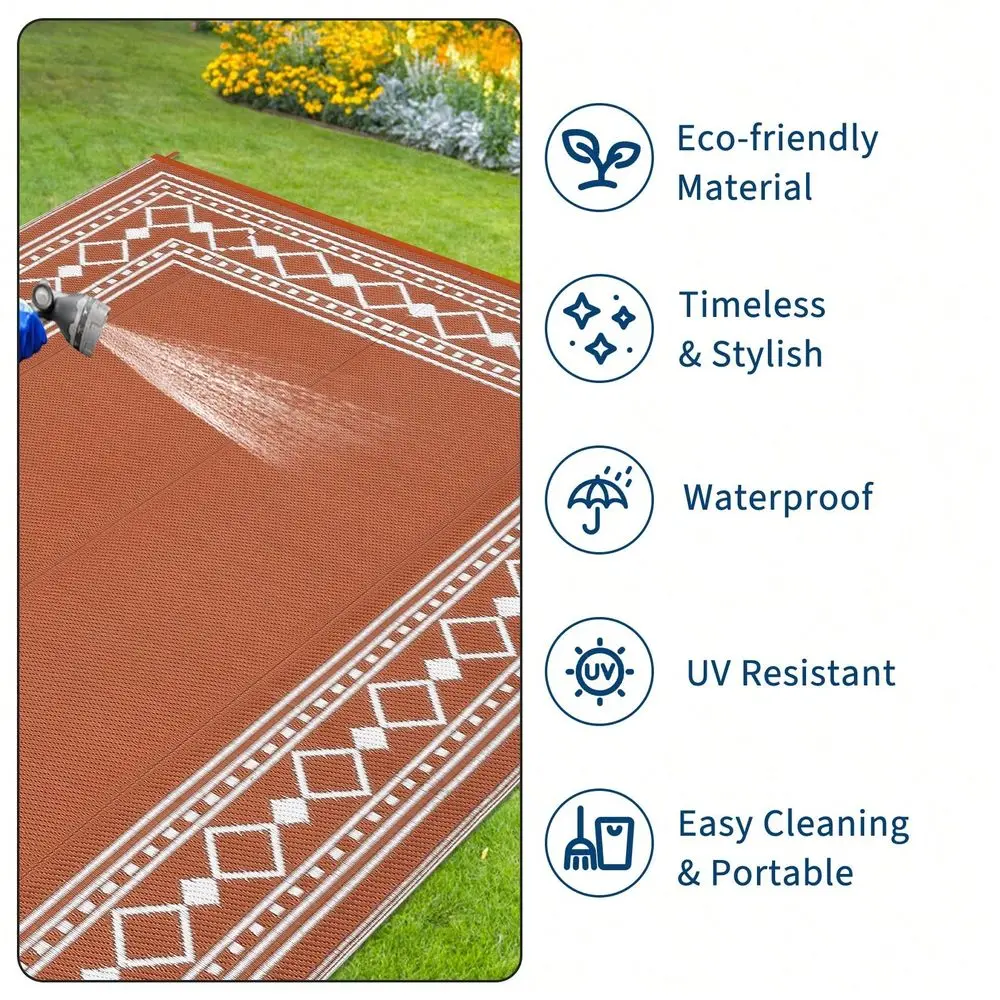 Reversible Outdoor Rug With Plastic Straw Material Modern Frame Solid Color Foldable And Washable For Patios RVs Beaches Campsi
Reversible Outdoor Rug With Plastic Straw Material Modern Frame Solid Color Foldable And Washable For Patios RVs Beaches Campsi