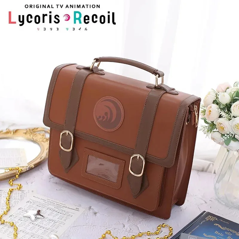 Anime Lycoris Recoil Takina Nishikigi Chisato Cosplay Backpack Student School Bags Fashion Brown Jk Uniform Bags Leather Handbag
Anime Lycoris Recoil Takina Nishikigi Chisato Cosplay Backpack Student School Bags Fashion Brown Jk Uniform Bags Leather Handbag