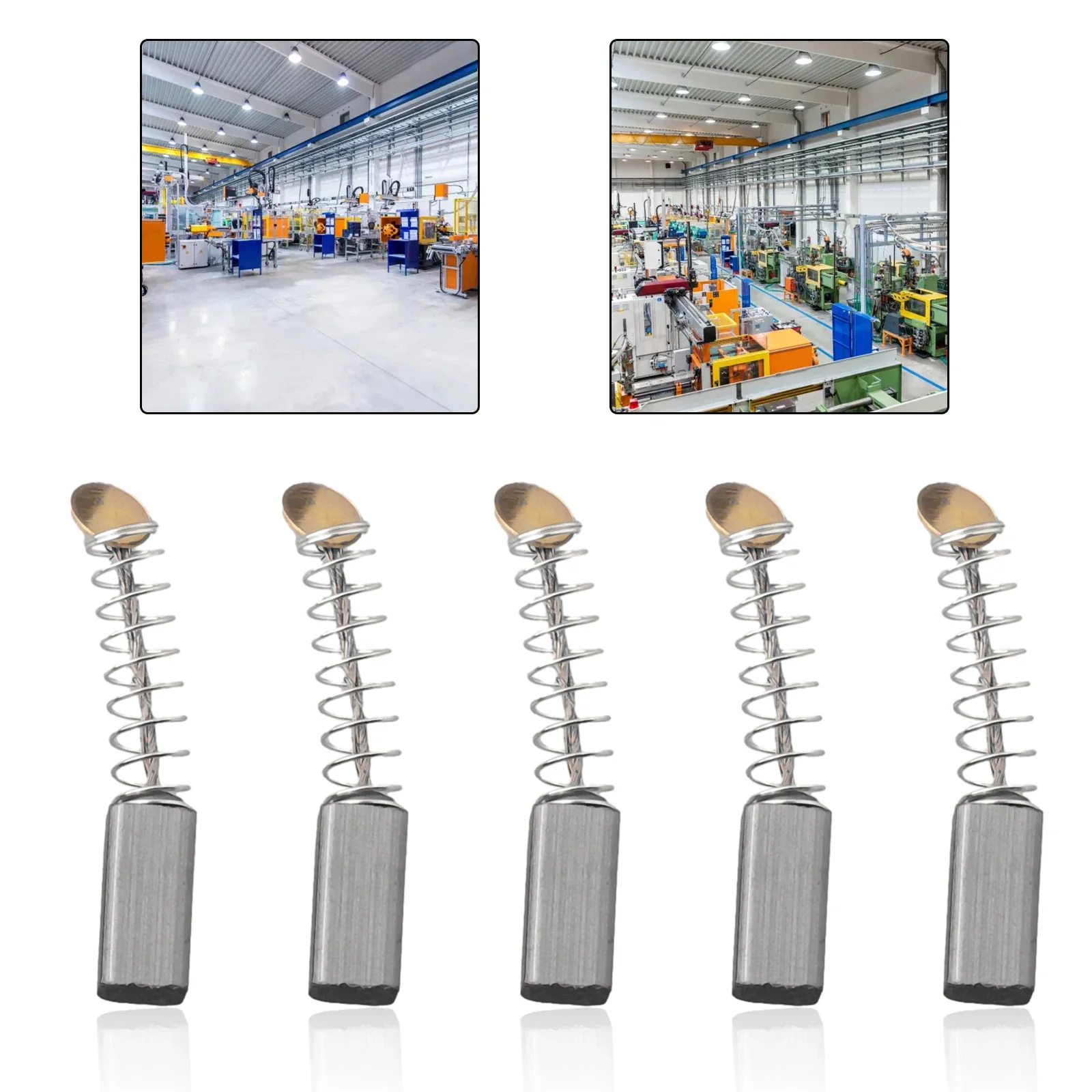 For Electric Motor Carbon Brushes 10pcs Replacement Parts 10x5x5mm Compatible With Power Tools Motor Repair And Maintenance
For Electric Motor Carbon Brushes 10pcs Replacement Parts 10x5x5mm Compatible With Power Tools Motor Repair And Maintenance