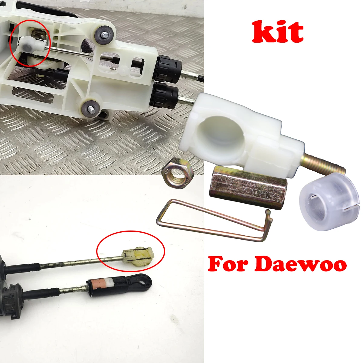 Manual Gearbox Shifter Lever Selector End Rod Connect Bushing For Daewoo Tosca V250 2006 - 2011 Fix Shift Cable Eyelet Linkage
Manual Gearbox Shifter Lever Selector End Rod Connect Bushing For Daewoo Tosca V250 2006 - 2011 Fix Shift Cable Eyelet Linkage
