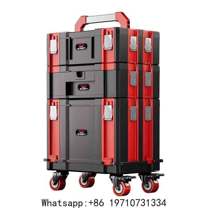 Complete Tool Case Large Hard Case Tool Box Movable Multi-layer Plastic Toolbox Professional Electrician Toolboxes for Workers
Complete Tool Case Large Hard Case Tool Box Movable Multi-layer Plastic Toolbox Professional Electrician Toolboxes for Workers