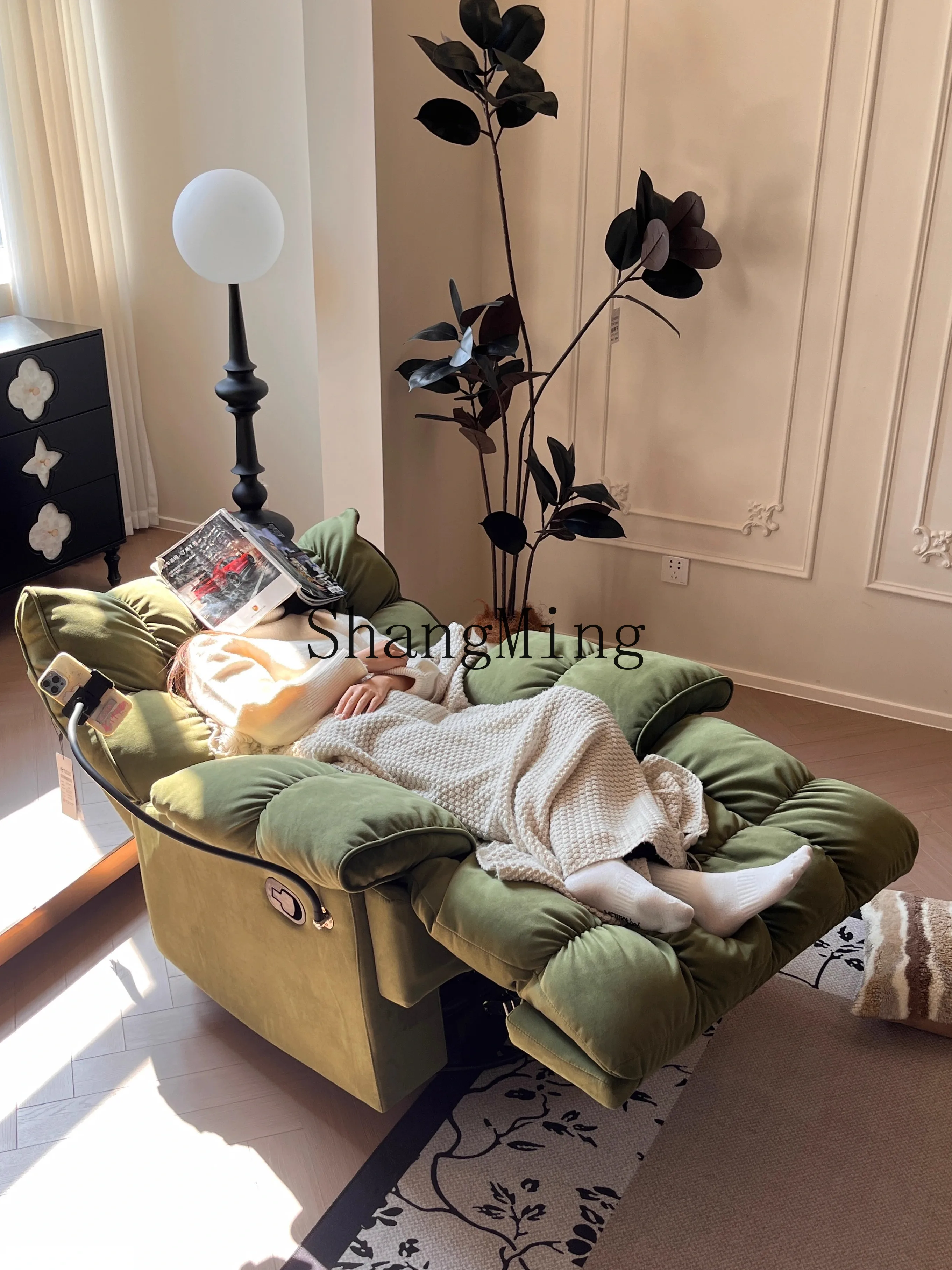 CL sofa single living room fabric lazy small apartment multi-functional cloud single chair casual rocking chair
CL sofa single living room fabric lazy small apartment multi-functional cloud single chair casual rocking chair