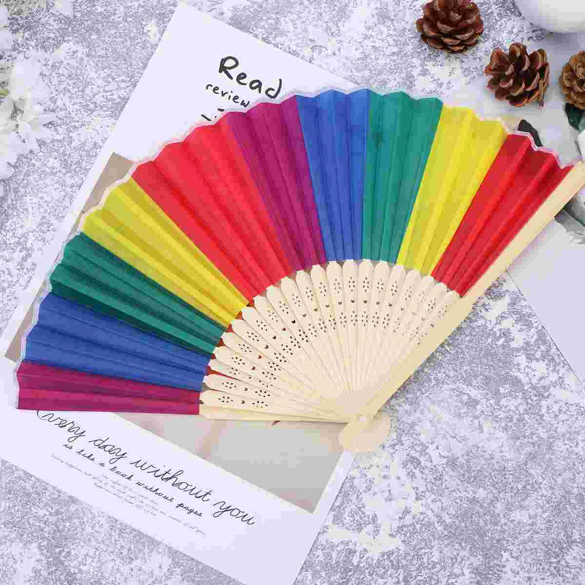 Compact Fan Portable Rainbow Beautiful Folding Fans Accessories Wooden Pride Party
Compact Fan Portable Rainbow Beautiful Folding Fans Accessories Wooden Pride Party