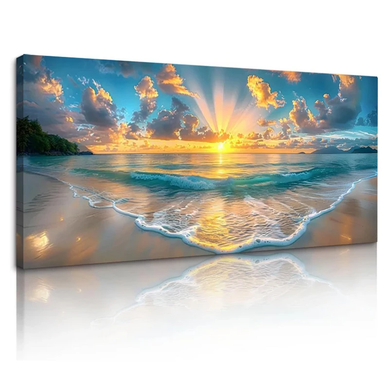 Beach Sunrise DIY 5D Diamond Painting Full Square Diamond Mosaic Embroidery Rhinestone Ocean Waves Sea Landscape Home Decor
Beach Sunrise DIY 5D Diamond Painting Full Square Diamond Mosaic Embroidery Rhinestone Ocean Waves Sea Landscape Home Decor