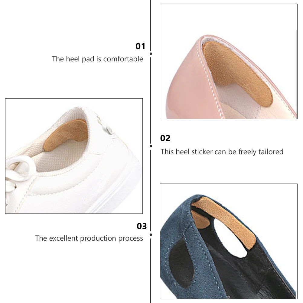 6 Pairs Anti-slip Heel Patch High Anti-friction Stickers for High-heeled Shoes Grips Heel Cushion Pads Self-adhesive Shoe
6 Pairs Anti-slip Heel Patch High Anti-friction Stickers for High-heeled Shoes Grips Heel Cushion Pads Self-adhesive Shoe