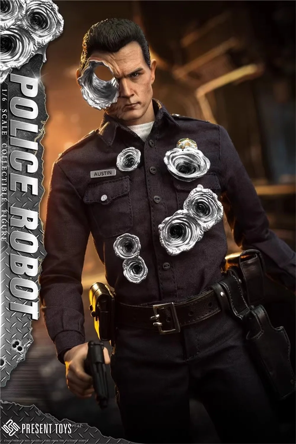 For Sale 1/6 PRESENT TOYS PT-sp62 Terminator Police Mecha T1000 Korean Action Figure Full Set Moveable Doll Gift For Fans
For Sale 1/6 PRESENT TOYS PT-sp62 Terminator Police Mecha T1000 Korean Action Figure Full Set Moveable Doll Gift For Fans