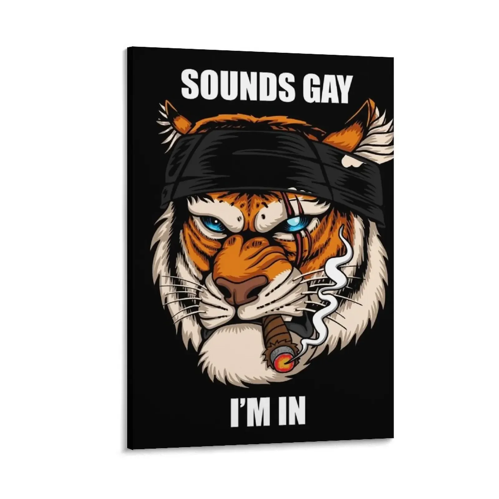 Sounds Gay Big Cat Canvas Painting nordic home decor office decoration Decoration wall
Sounds Gay Big Cat Canvas Painting nordic home decor office decoration Decoration wall