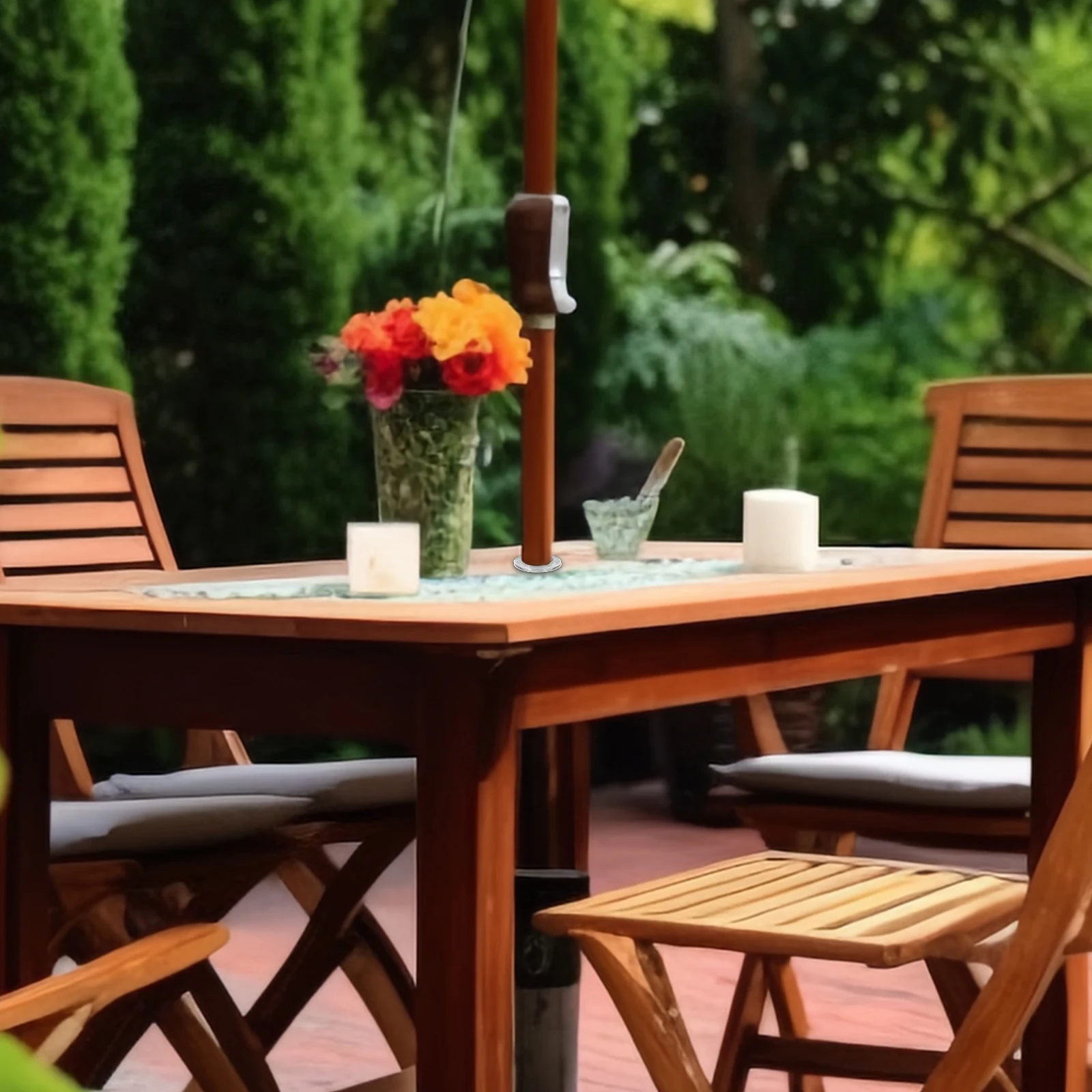 2Sets Table Umbrella Hole Ring Caps Silicone Sunshade Ring Plug Outdoor Patio Umbrella Fixing Tool High Temp Abrasion Resistant
2Sets Table Umbrella Hole Ring Caps Silicone Sunshade Ring Plug Outdoor Patio Umbrella Fixing Tool High Temp Abrasion Resistant