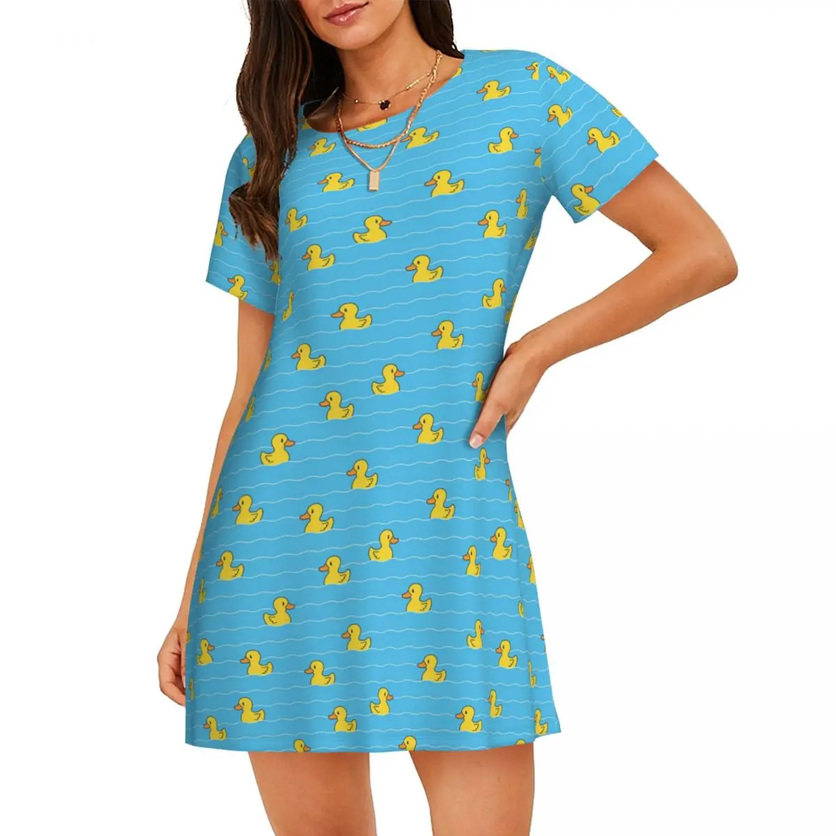 Custom Ducks Wave Sea Pullover Nightgown For Sleeping Travels Loose Sleepdress Pajama Dress Soft Nightdress Sleepwear
Custom Ducks Wave Sea Pullover Nightgown For Sleeping Travels Loose Sleepdress Pajama Dress Soft Nightdress Sleepwear