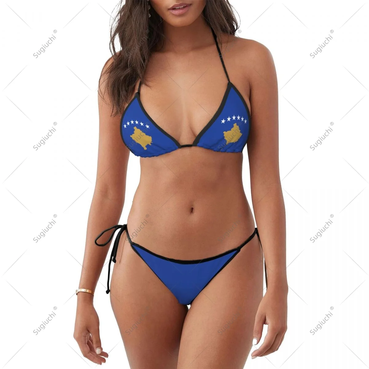 Women Girls Bikini Kosovo Flag Swimsuit Sets Three Point Beachwear Swimming Bathing Beach Party Suits Sexy Mujer
Women Girls Bikini Kosovo Flag Swimsuit Sets Three Point Beachwear Swimming Bathing Beach Party Suits Sexy Mujer