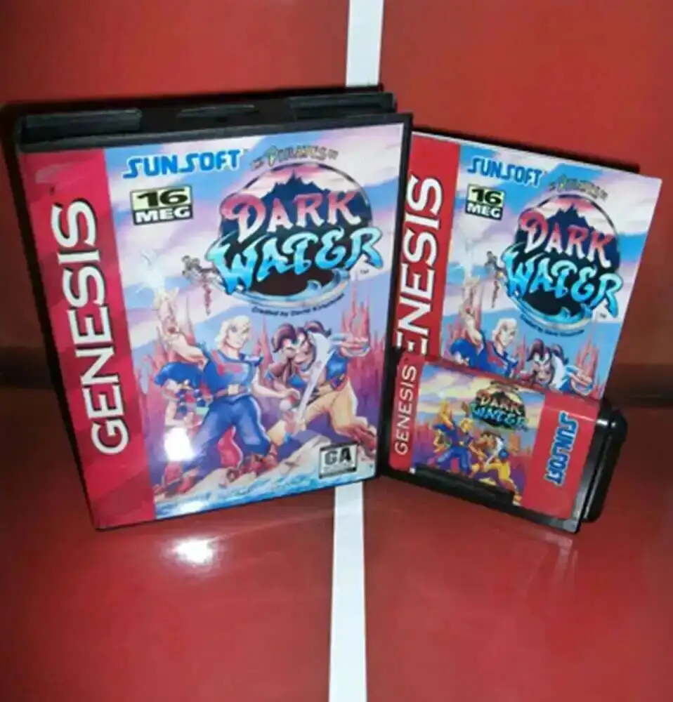 Pirates of Dark Water с коробкой и инструкцией, картридж для 16-битной игровой карты Sega MD, система Megadrive Genesis
Pirates of Dark Water с коробкой и инструкцией, картридж для 16-битной игровой карты Sega MD, система Megadrive Genesis
