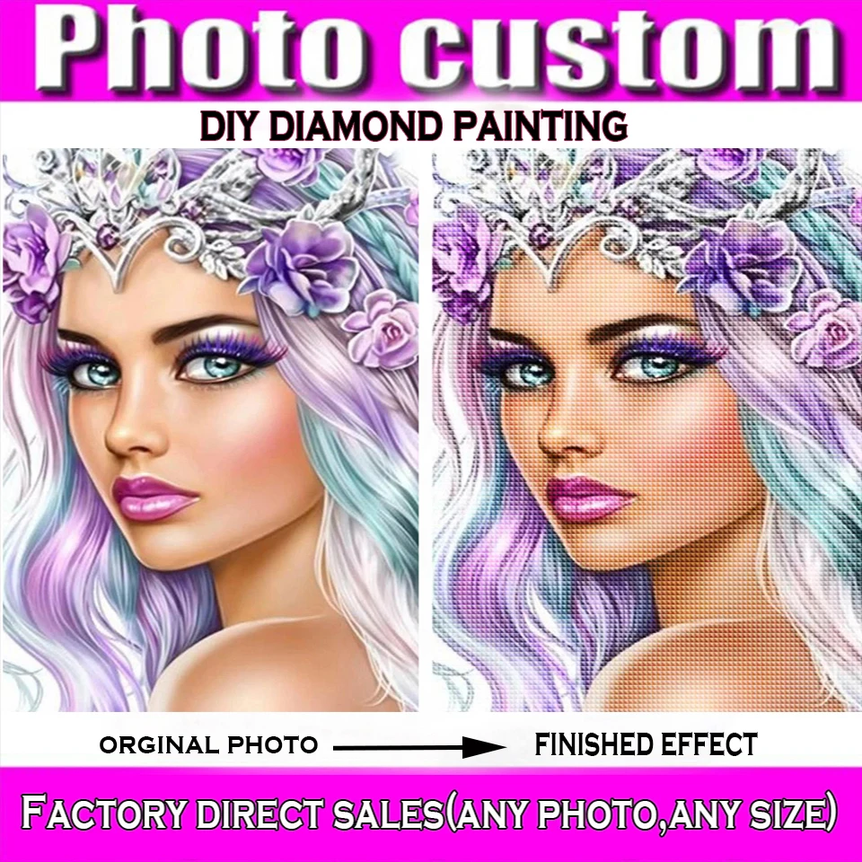 Photo custom Diamond Painting Cross Stitch private customized Pictures Mosaic needlework 5D DIY Diamond Embroidery top gift
Photo custom Diamond Painting Cross Stitch private customized Pictures Mosaic needlework 5D DIY Diamond Embroidery top gift