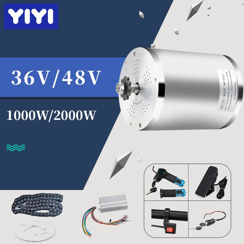 Electric Scooter Motor Kit Electric Go kart kit 3000W 2000W 36V 48V Electric Motor for Skateboard Ebike Motor Controller ATV
Electric Scooter Motor Kit Electric Go kart kit 3000W 2000W 36V 48V Electric Motor for Skateboard Ebike Motor Controller ATV
