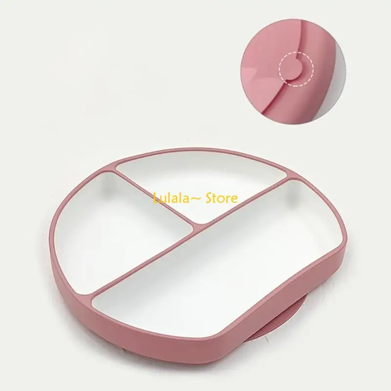 Y4QA Силиконовая тарелка для детской присоски, разделенная тарелка для малышей, небьющаяся тарелка без BPA, посуда для кормления
Y4QA Силиконовая тарелка для детской присоски, разделенная тарелка для малышей, небьющаяся тарелка без BPA, посуда для кормления