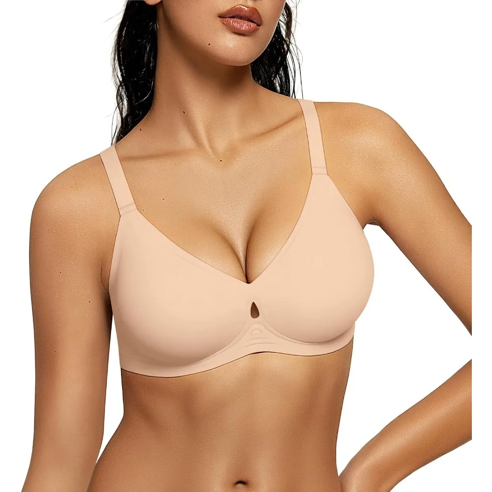 Women's Wireless Jelly Bra – Seamless Push-Up, Full Coverage, No Underwire, Comfortable Everyday Bralette
Women's Wireless Jelly Bra – Seamless Push-Up, Full Coverage, No Underwire, Comfortable Everyday Bralette