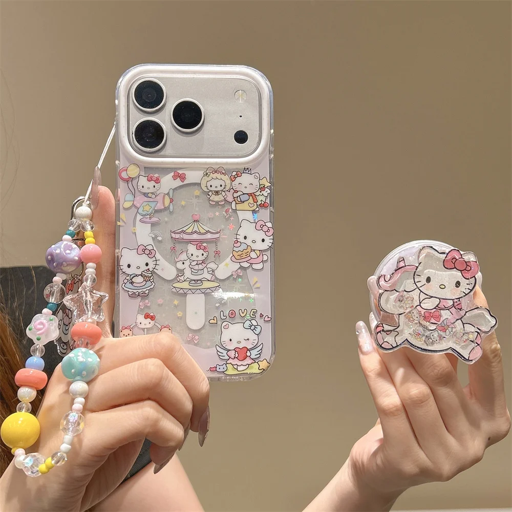 Cute Cartoon Hellokitty Magnetic Phone case With Magsafe Stand Chain Cover for for iPhone 17 16 Pro Max 16 15 14 13 17 Pro Cover
Cute Cartoon Hellokitty Magnetic Phone case With Magsafe Stand Chain Cover for for iPhone 17 16 Pro Max 16 15 14 13 17 Pro Cover