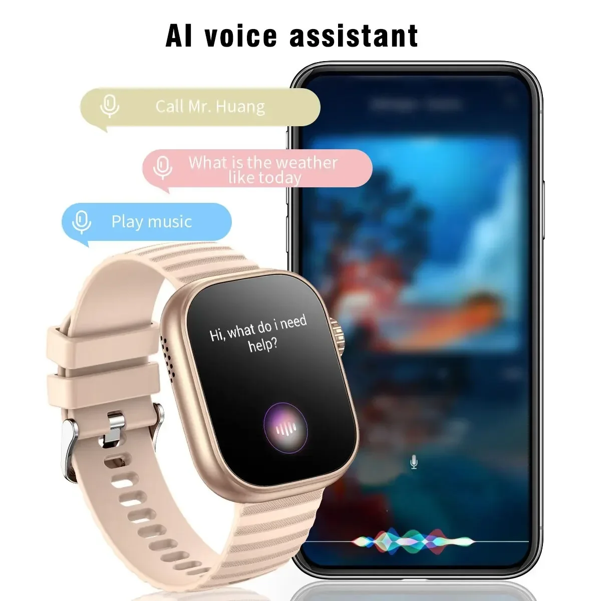 New in Smart Watches Men Women LED Flashlight 100+ Sport Modes Fitness Tracker Body Temperature 2.01” Screen Smartwatch Men Wome
New in Smart Watches Men Women LED Flashlight 100+ Sport Modes Fitness Tracker Body Temperature 2.01” Screen Smartwatch Men Wome