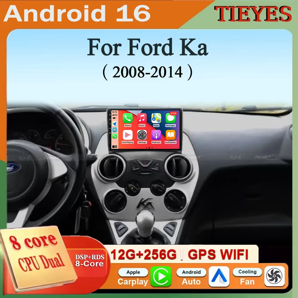 Для Ford Ka 2008-2014 Android 16 2K QLED CarPlay Автомобильная мультимедийная система с GPS, WIFI, 4G, RDS, DSP, BT
Для Ford Ka 2008-2014 Android 16 2K QLED CarPlay Автомобильная мультимедийная система с GPS, WIFI, 4G, RDS, DSP, BT