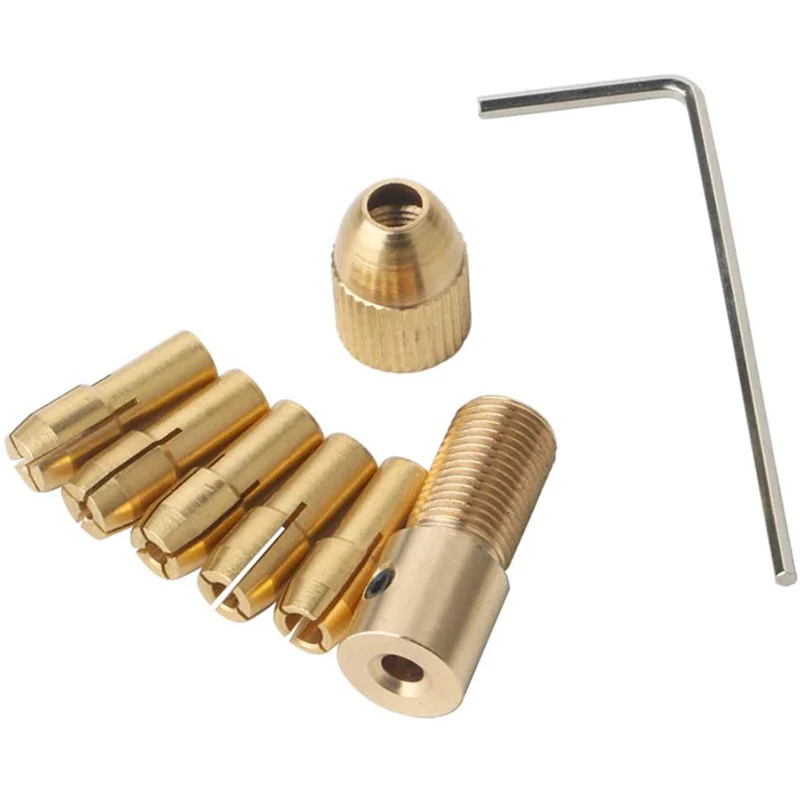 AB42-18 Pieces 0.5-3Mm Drill Chuck Collets Set With 3.17Mm Chuck Clamp For Drill Folder Copper Cap Axis Drill Collet Tool Kit
AB42-18 Pieces 0.5-3Mm Drill Chuck Collets Set With 3.17Mm Chuck Clamp For Drill Folder Copper Cap Axis Drill Collet Tool Kit