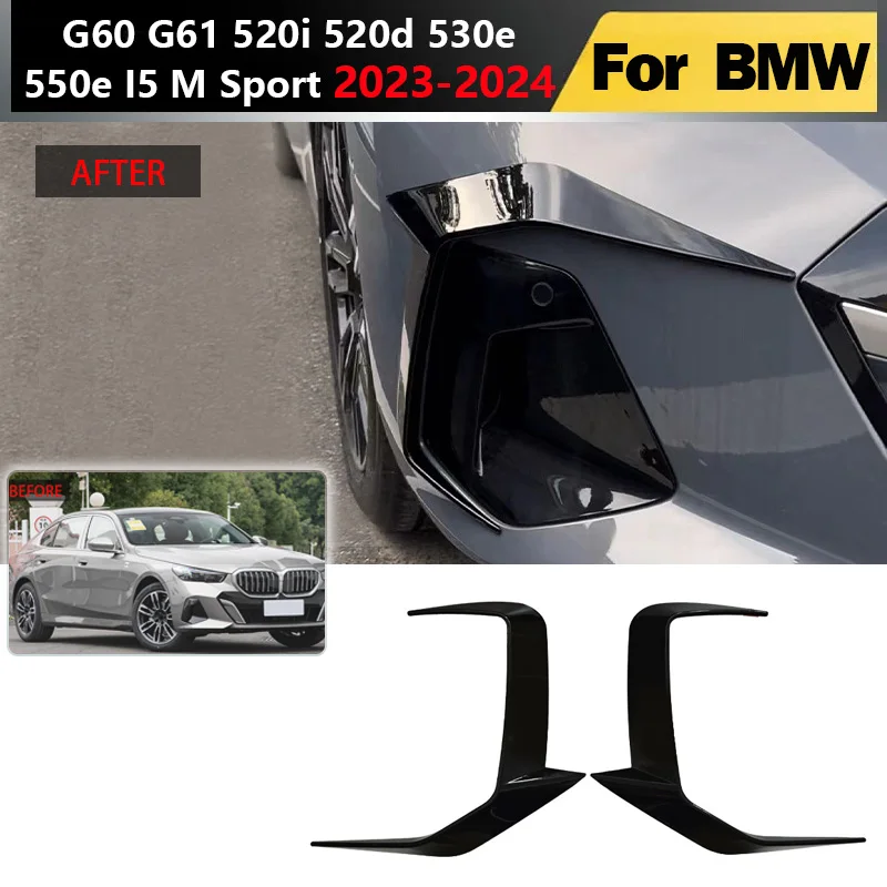 2023 To 2024 for Bmw G60 G61 520i 520d 530e 550e I5 M Sport Front Fog Lamp Grille Cover Refit Fog Light Trim Bodykits Decoration
2023 To 2024 for Bmw G60 G61 520i 520d 530e 550e I5 M Sport Front Fog Lamp Grille Cover Refit Fog Light Trim Bodykits Decoration